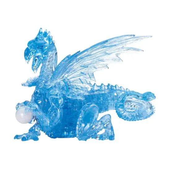 BePuzzled&reg; Original 3D Crystal Puzzle&trade; Blue Dragon 56 Piece Puzzle {1}