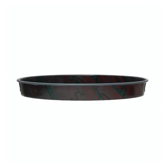 Hello Honey&reg; 15" Marbled Pattern Metal Tray {1}