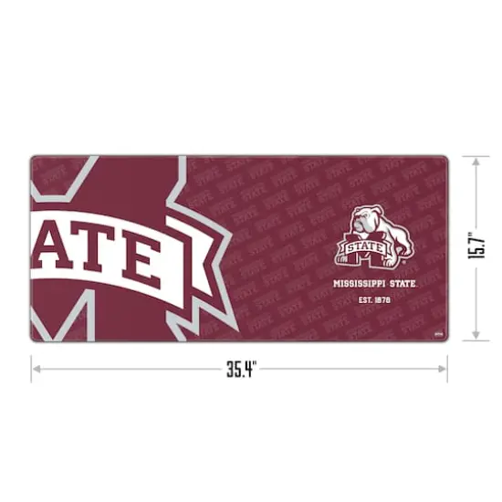 College Football Logo Series Desk Pad Mississippi State Bulldogs {4}