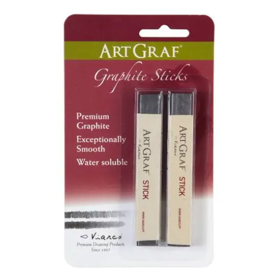 Global Art ArtGraf&reg; Water-Soluble Graphite Sticks, 2ct. {1}