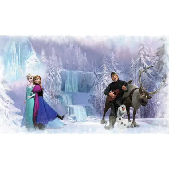 Disney&reg; Frozen Chair Rail Prepasted Mural  {1}