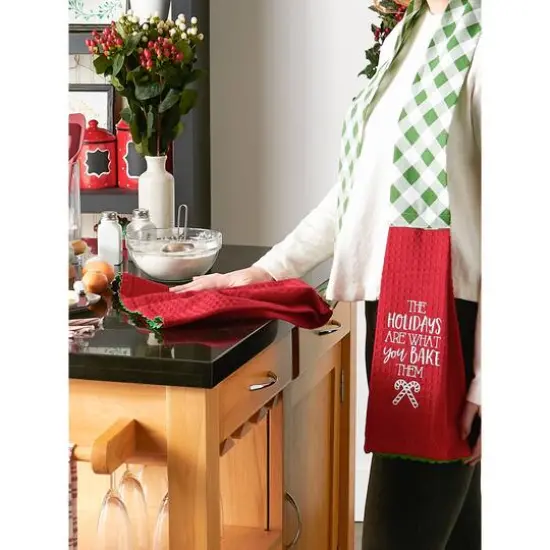 DII&reg; Sweet Christmas Cookie Kitchen Towel Scarf {3}