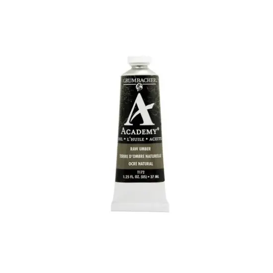 Grumbacher&reg; Academy&reg; Oil Color, 37mL Raw Umber {1}