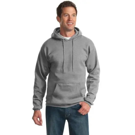 Port & Company&reg; Tall Essential Fleece Pullover Hooded Sweatshirt Athletic Heather {4}