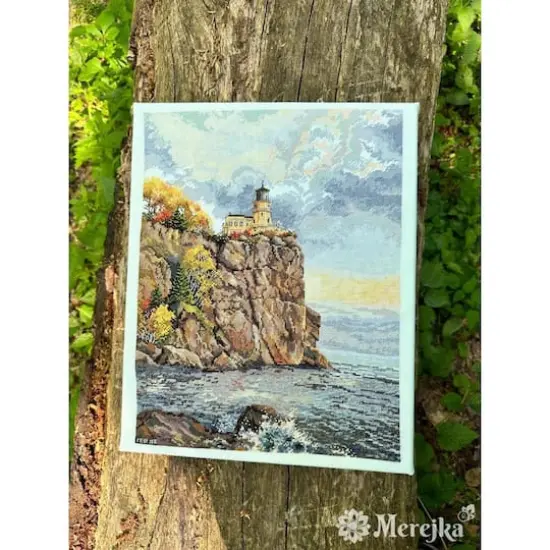 Merejka Split Rock Lighthouse Counted Cross Stitch Kit {1}