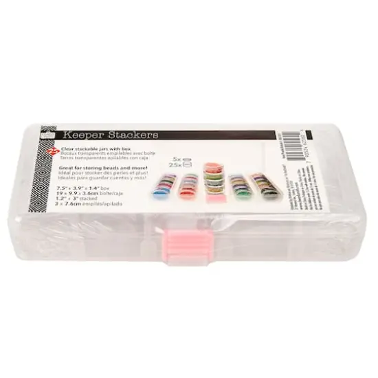 The Beadsmith&reg; 7.5'' x 4'' x 1.5'' Stack Container Org Box {3}