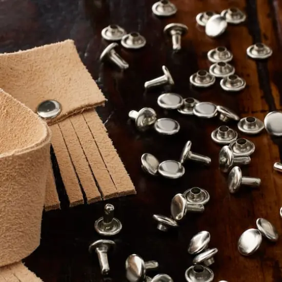 Small Nickel Double-Cap Rivets, 100ct. by Make Market&reg; {3}