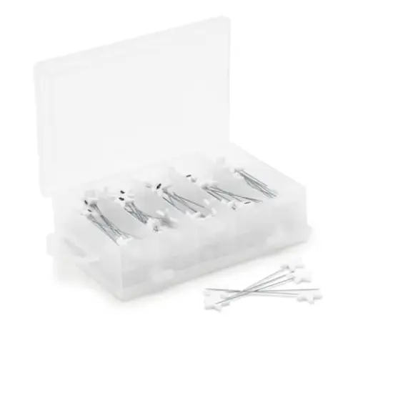 Dritz&reg; White Star Flat Head Pins With Numbers & Directional Arrows, 115ct. {8}