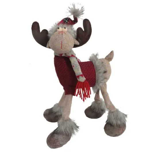16" Santa's Workshop 4 Legged Country Moose Figurine {1}