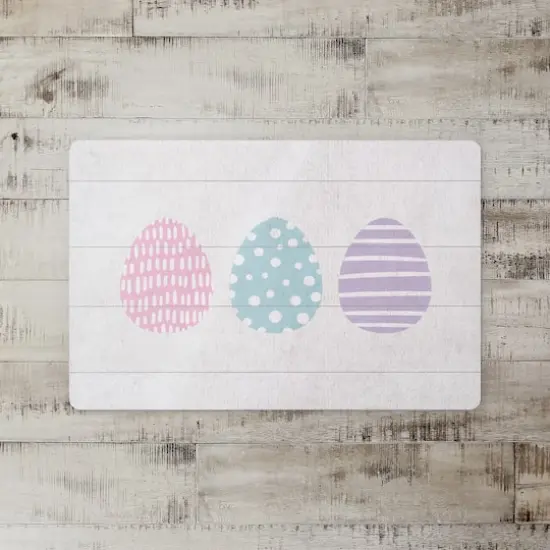 Tri Eggs Mat 27" x 18" Floor Mat {3}