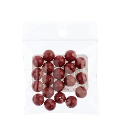 Preciosa Maxima Gemcolor 8mm Glass Pearls, 20ct. Cranberry {3}