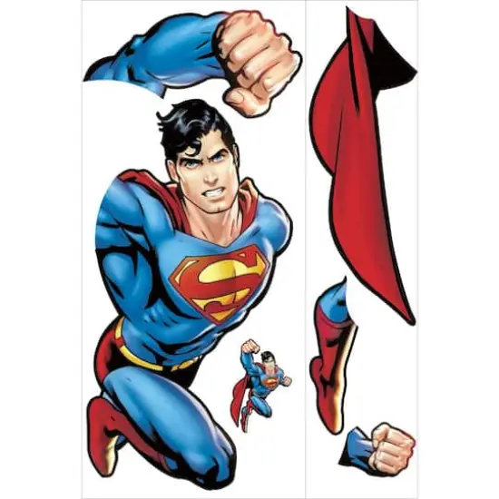 RoomMates Superman Day Of Doom Peel & Stick Giant Wall Decal {3}