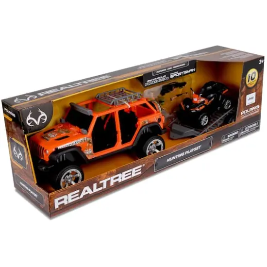 NKOK RealTree® Jeep® Wrangler Unlimited 1:18 Scale 10 Piece Duck Hunting Playset {5}