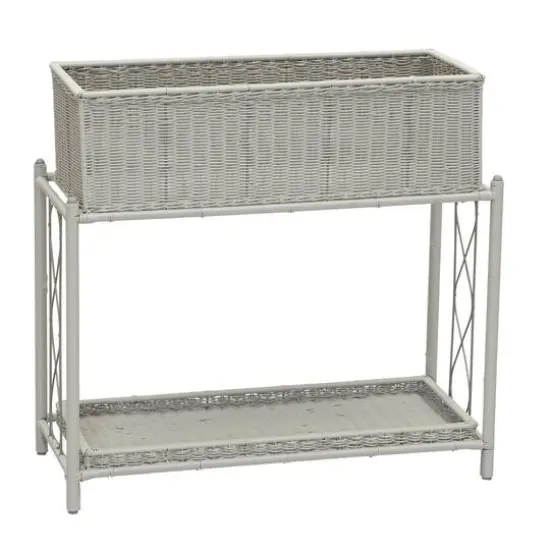 Household Essentials Raised Plant Stand Gray {2}