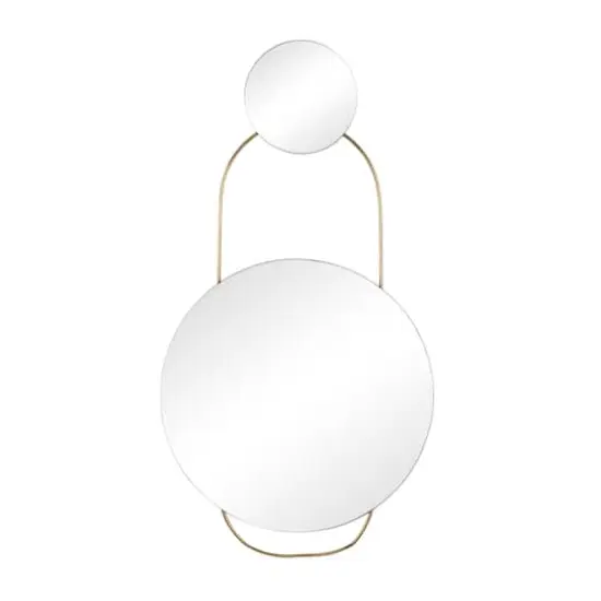 Gold Metal Wall Mirror 20" x 1" x 27" {1}