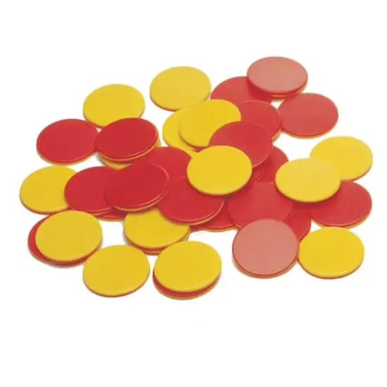 Learning Advantage&trade; Red & Yellow Counters, 200ct. {1}