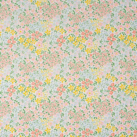 SINGER Modern Packed Flowers Cotton Fabric {1}