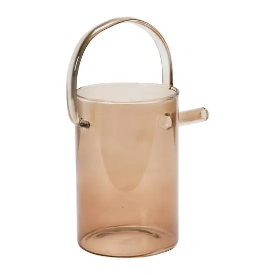 Hello Honey&reg; 9.5" Brown Quart Glass Watering Can {4}