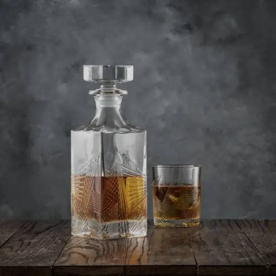 JoyJolt&reg; 27oz. Gatsby Art Deco Whiskey Decanter {7}