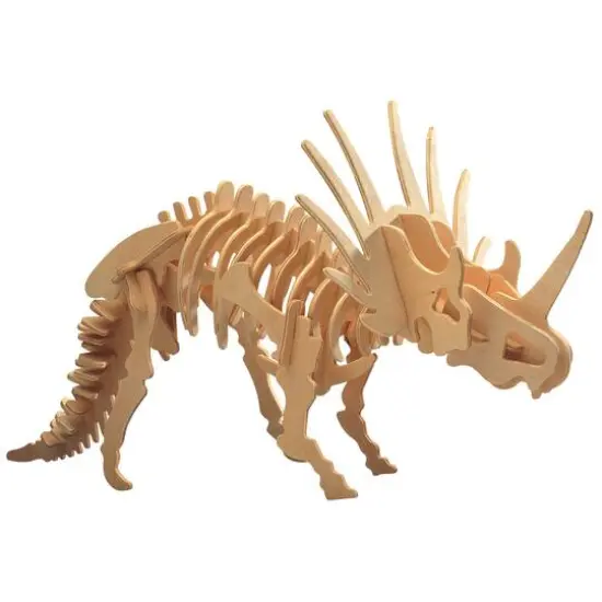 University Games Big Styracosaurus 41 Piece Wooden Puzzle {1}
