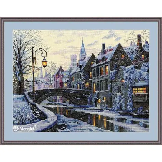 Merejka Winter Evening Counted Cross Stitch Kit {5}