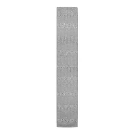 Hex Stripe Indoor/Outdoor Table Runner Gray {1}