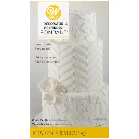 Wilton&reg; Decorator Preferred&trade; 5lb. White Vanilla Fondant {1}