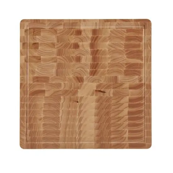 Farberware 16" End Grain Rubberwood Cutting Board {1}