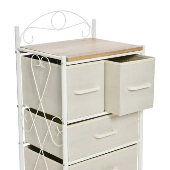 Household Essentials Victoria 32" 4-Drawer Dresser Coastal Oak {7}