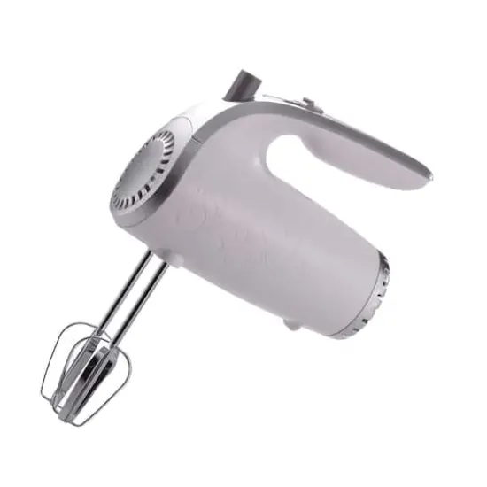 Brentwood White Lightweight 5-Speed Electric Hand Mixer {9}