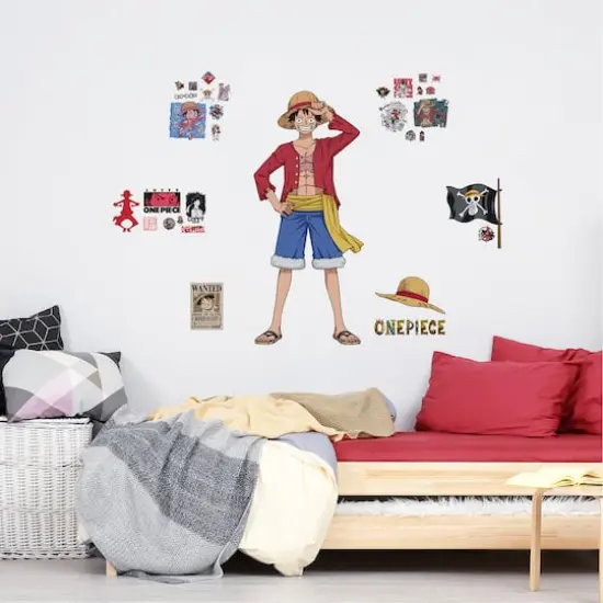 RoomMates One Piece Luffy Giant Peel & Stick Wall Decals {4}