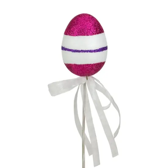 Colorful Speckled & Glittered Easter Egg Picks, 6ct. {7}