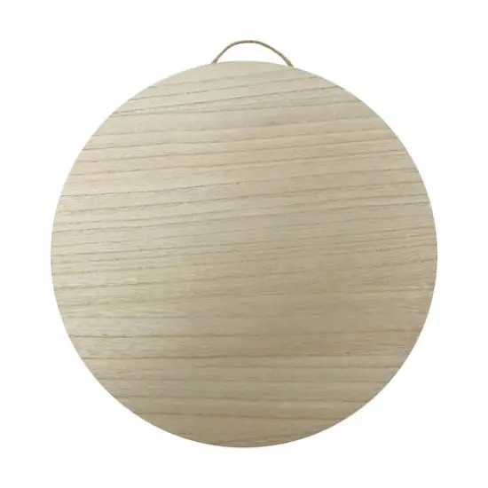 18" Unfinished Round Plaque by Make Market&reg; {1}