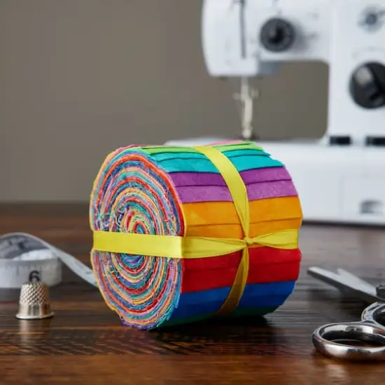 Multicolor Fabric Strips by Loops & Threads&trade; {3}