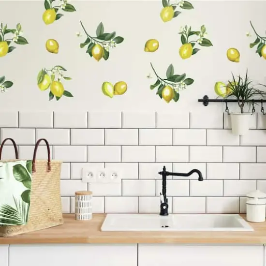 RoomMates Lemon Peel & Stick Wall Decals {4}