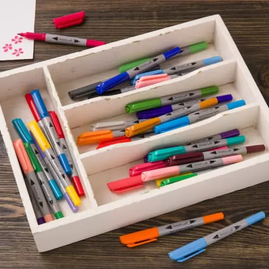 48 Color Dual Tip Permanent Markers by Artist's Loft&trade; {3}