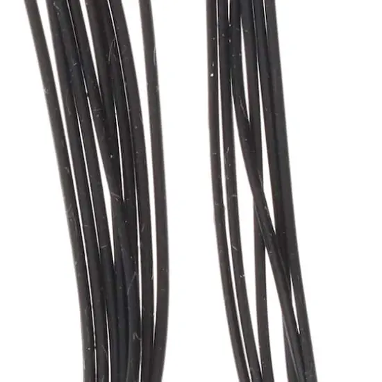 The Beadsmith&reg; Assorted Size Black Endless Loom Bands {3}