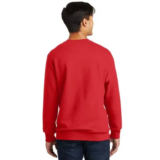 Port & Company® Fan Favorite™ Fleece Crewneck Sweatshirt Bright Red {6}