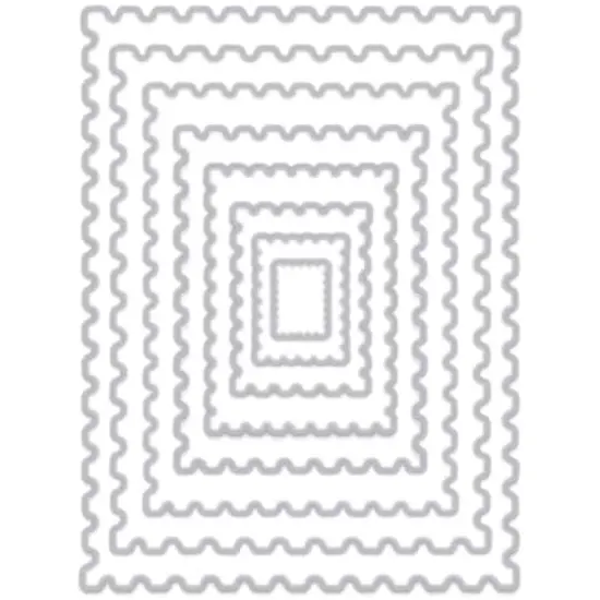 Hero Arts Infinity Dies-Nesting Postage Stamps {3}