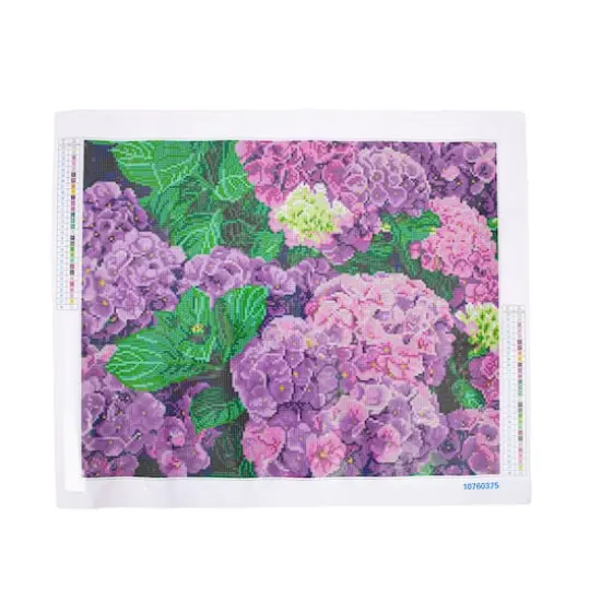 Hydrangea Square Diamond Art Kit by Make Market&reg; {4}