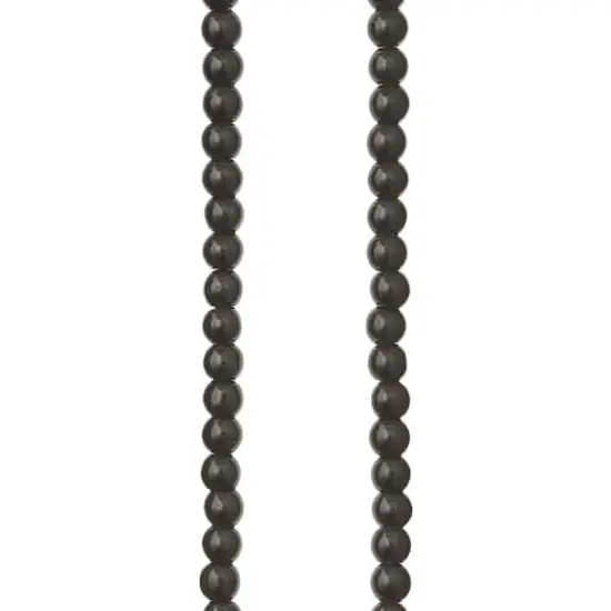 Round Black Jasper Beads, 4mm by Bead Landing&trade; {1}
