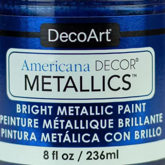 Americana Decor&reg; Metallics&trade; Paint Sapphire {4}