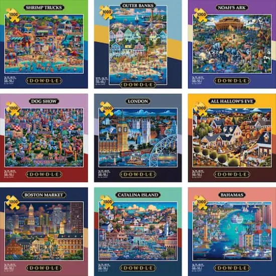 Assorted Dowdle 1,000 Piece Puzzle {1}