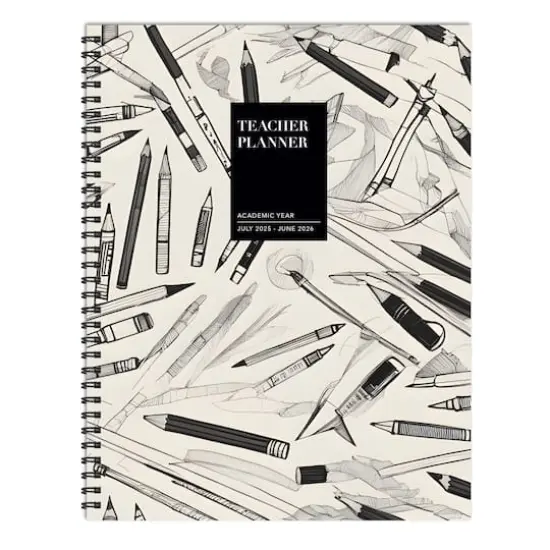 TF Publishing 2025-2026 Vintage Ink & Lead Teacher & Home School Lesson Planning Book {1}
