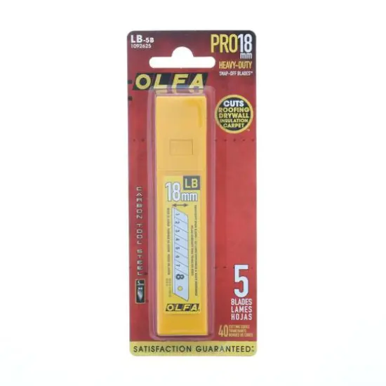 Olfa&reg; 18mm Heavy-Duty Blades, 5ct. {1}