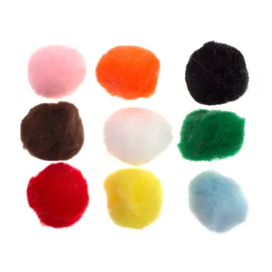 John Bead 2" Pom Poms, 50ct. Assorted {4}
