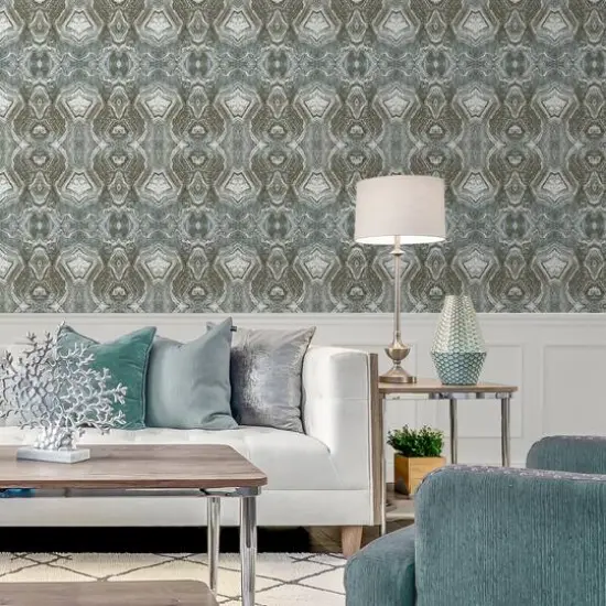 Surface Style Mineral Springs Peel & Stick Wallpaper Patina {8}