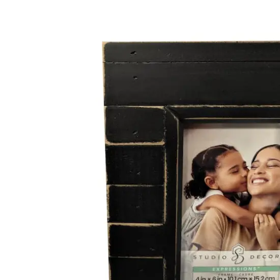 Expressions&trade; Salvage Chic Frame by Studio D&eacute;cor&reg; Black {5}