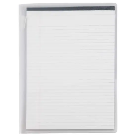 JAM Paper Plastic Padfolio Clear {4}