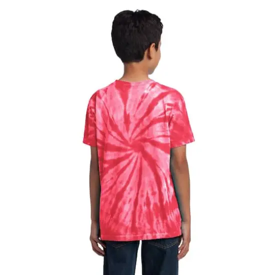 Port & Company&reg; Youth Tie-Dye T-Shirt Red {6}
